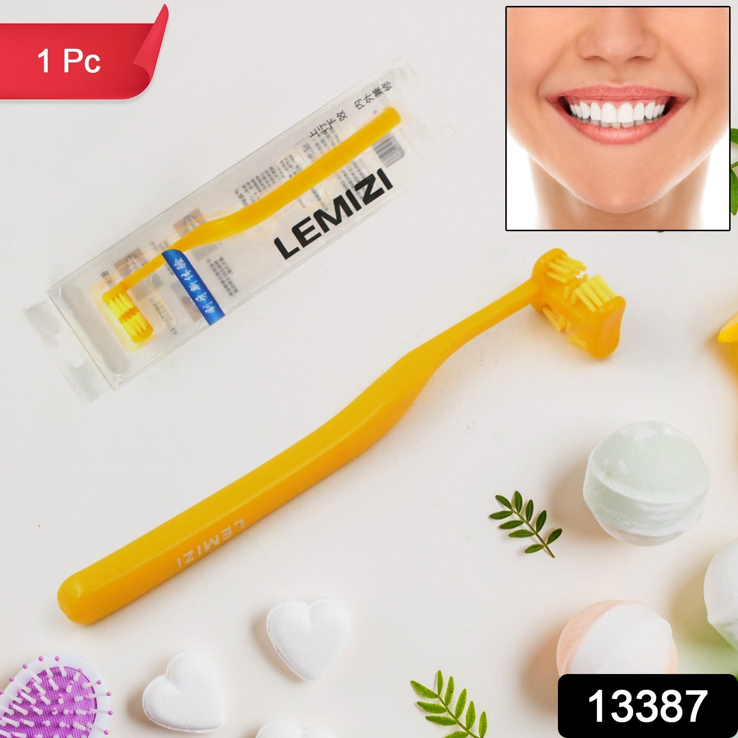 Six-Sided Soft Toothbrush, Anti-Bacterial 6 Sided Care Six-Sided Soft Toothbrush, Anti-Bacterial 6 Sided Care